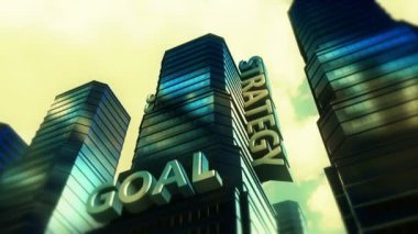 Modern iş binalar. Temizlik konsepti.