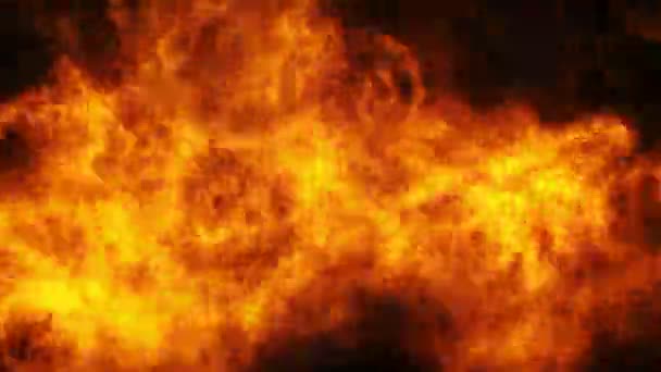 Explosions massives avec fumée noire. Vérifiez mes autres antécédents de feu 