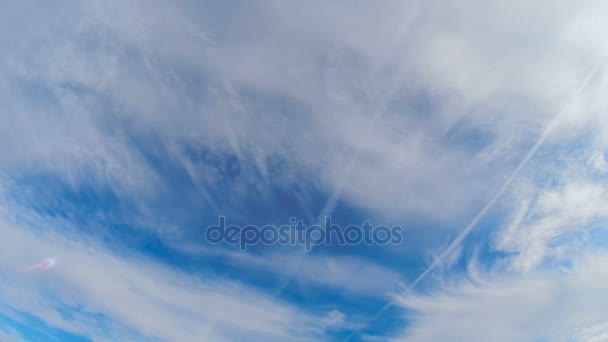 Idylliska fridfulla himlen naturliga skönhet — Stockvideo