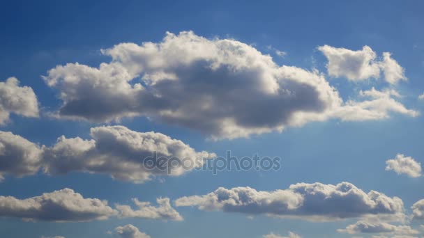 Céu pacífico idílico Beleza natural . — Vídeo de Stock