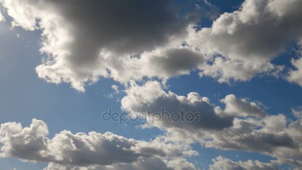 Céu pacífico idílico Beleza natural . — Vídeo de Stock