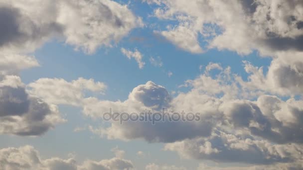 Céu pacífico idílico Beleza natural . — Vídeo de Stock