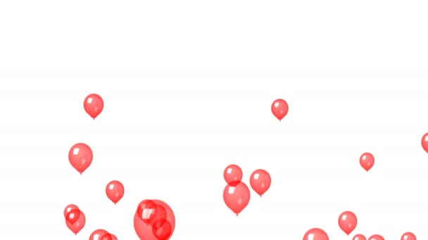 党气球-循环 — 图库视频影像