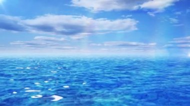 Mükemmel deniz manzarası. Turizm ve doğa kavramı için harika. Benim diğer deniz manzarası ve sualtı animasyonlar göz atın