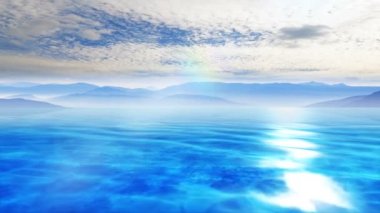 Mükemmel deniz manzarası. Turizm ve doğa kavramı için harika. Benim diğer deniz manzarası ve sualtı animasyonlar göz atın