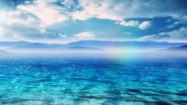 Mükemmel deniz manzarası. Turizm ve doğa kavramı için harika. Benim diğer deniz manzarası ve sualtı animasyonlar göz atın