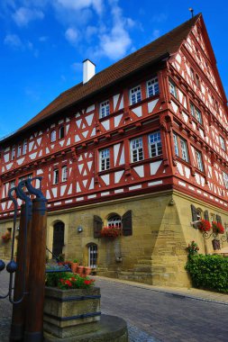 Half-timbered house in Eppingen in Germany clipart
