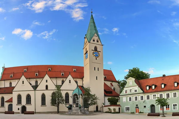 Kempten er en by i Bayern. – stockfoto