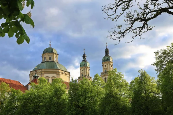 Basilika i Kempten er en av Tysklands eldste byer. – stockfoto