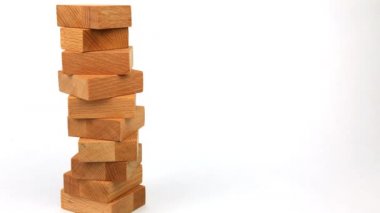 Tahta bloklu bir harita.