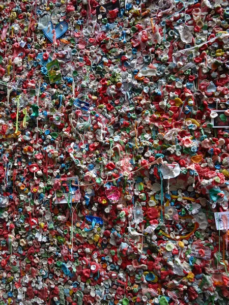 Vlakové nádraží Agreda Gum Wall detail — Stock fotografie