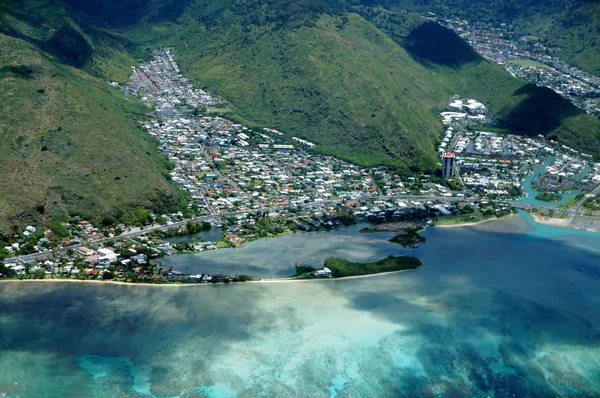 Aerial of Paiko Peninsula and Kuli'Ou'Ou Valley — Stock Photo, Image