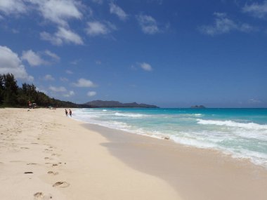 İnsanlar Waimanalo Beach