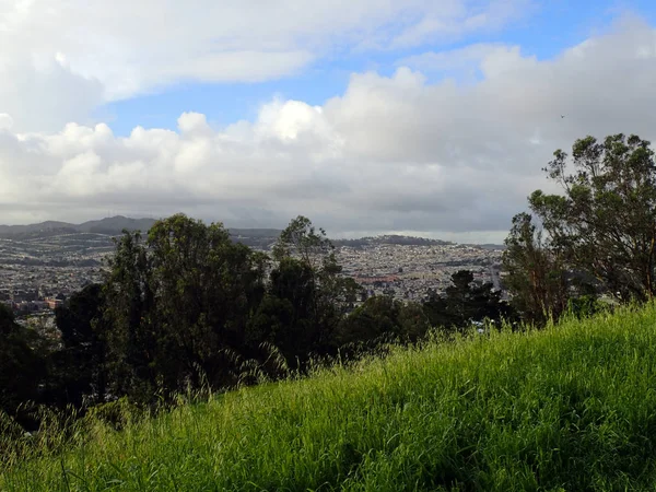 Mieszkalnych wzgórzach San Francisco w stanie Kalifornia — Zdjęcie stockowe