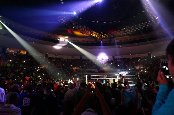 WWE birkózók új nap, bejárat hogy gyűrű — Stock Fotó