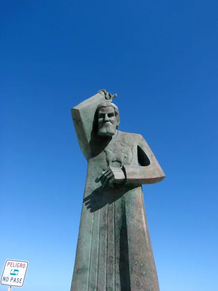 Estátua San Juan Bautista Plaza San Juan Bautista San Juan — Fotografia de Stock