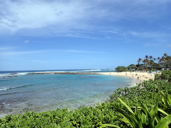 Turtle Bay, Oahu-sziget északi partján, Hawaii — Stock Fotó