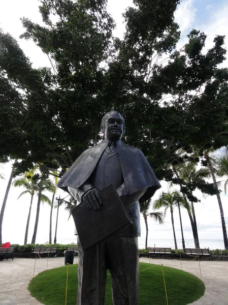 Prince Kuhio heykeli — Stok fotoğraf