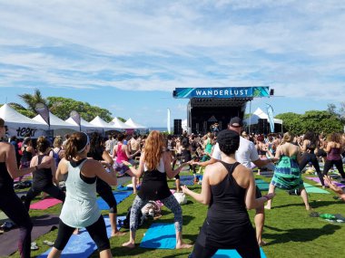  Elveda hareketle Yogi: blissed ve mübarek yoga sınıfı