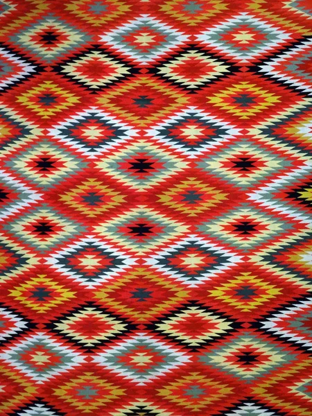 Elmas desen battaniye halı — Stok fotoğraf