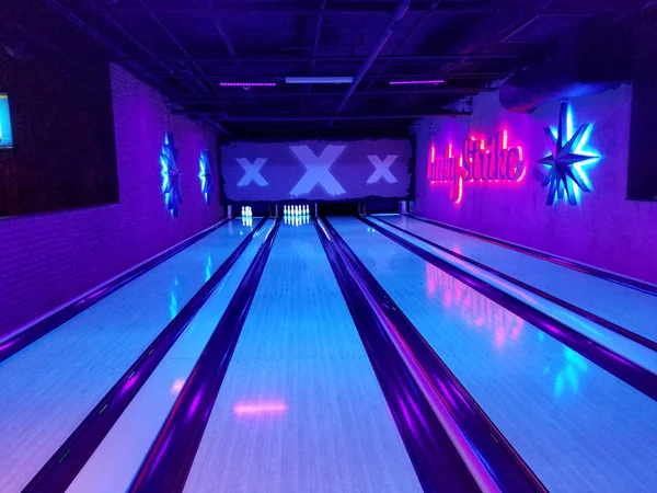 Lucky Strike Bowling Alley — Foto de Stock