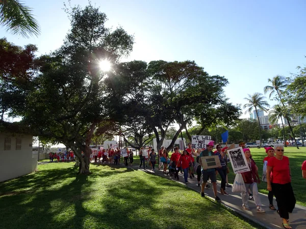 International Women’s Day, Oahu — Stock Photo, Image