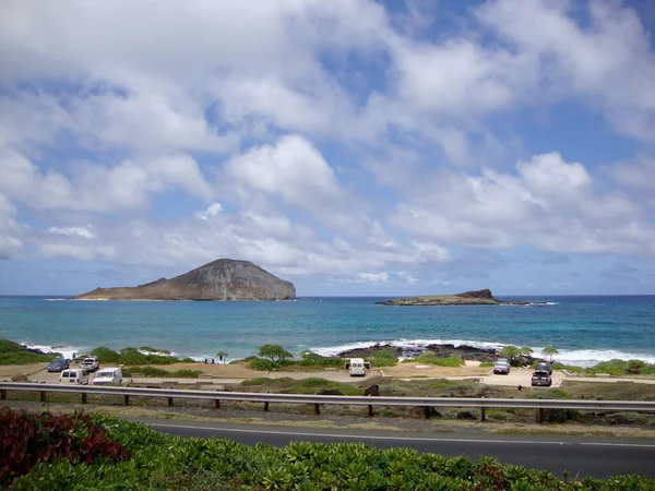 Kaupo Beach Park Está Localizado Frente Sea Life Park Hawaii — Fotografia de Stock