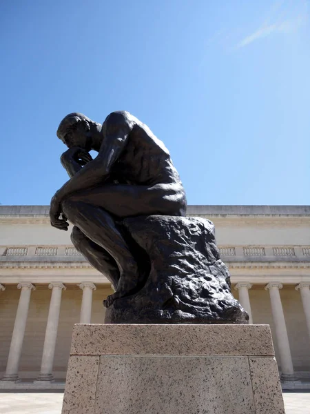 San Francisco Nisan 2011 Yan Profil Başyapıtı Tarafından Rodin Legion — Stok fotoğraf