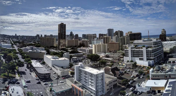 Aerial obszar Honolulu Ala Moana — Zdjęcie stockowe
