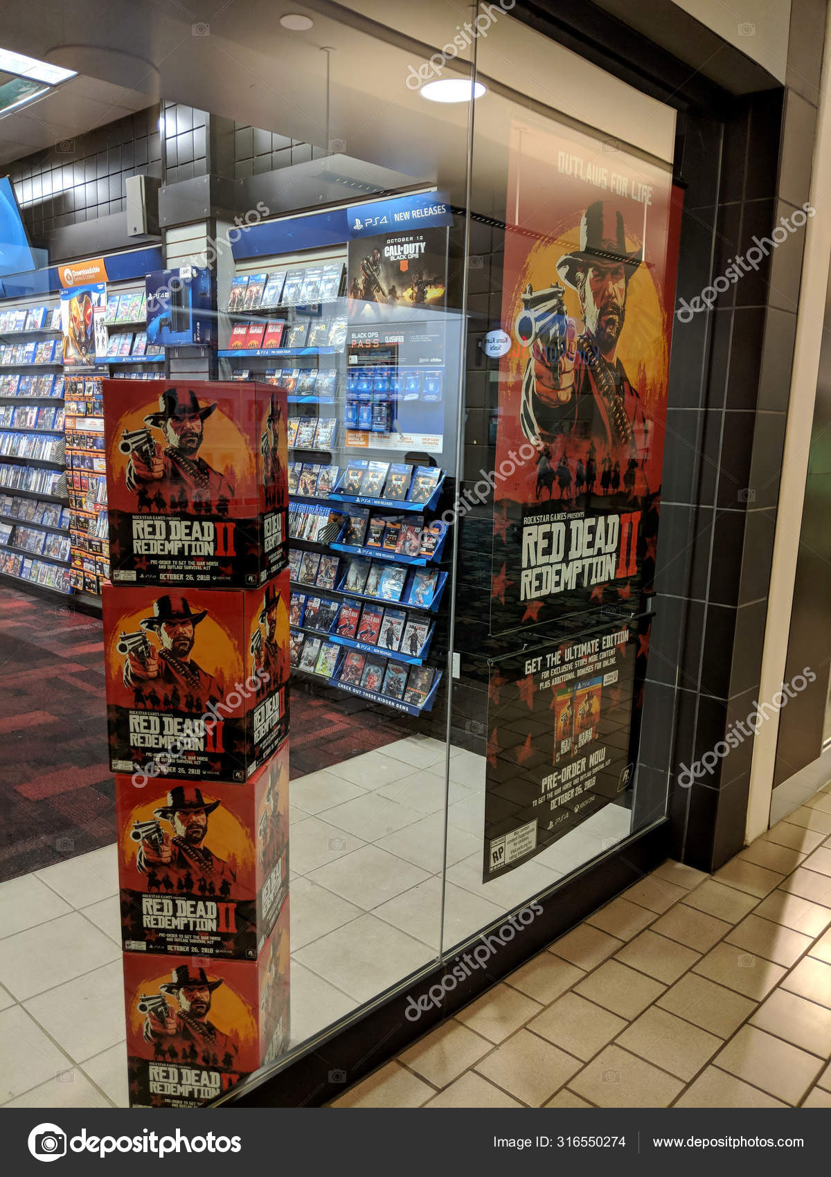 gamestop used red dead redemption 2