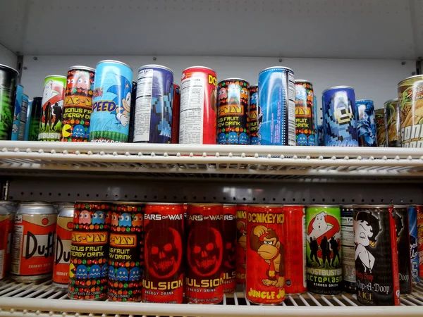 Baker California July 2011 Video Game Energy Drinks Sale Including — ストック写真