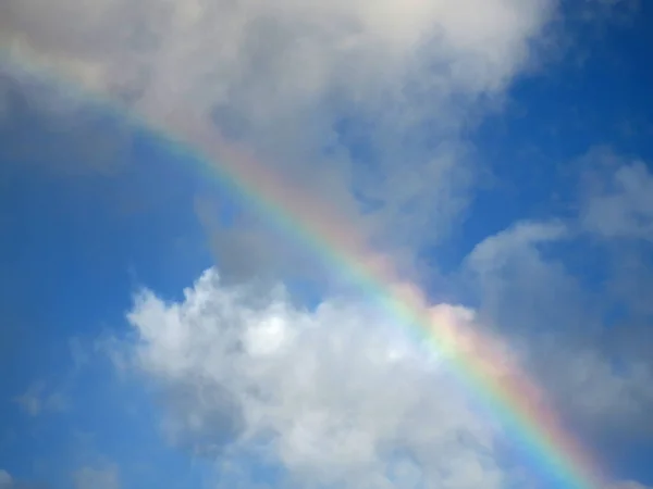 Hawaiian Rainbow Sobre Una Nube Oahu — Foto de Stock