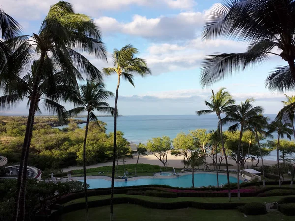 Hawaii April 2014 Pool Hapuna Beach Resort — Stockfoto