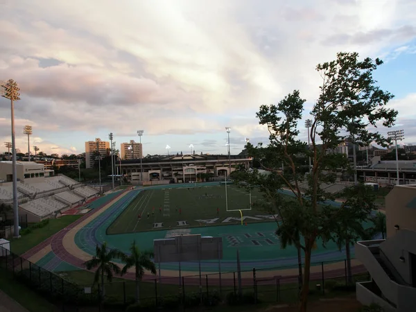 Honolulu February 2018 Clarence Ching Athletics Complex University Hawaii Manoa — Stock Photo, Image