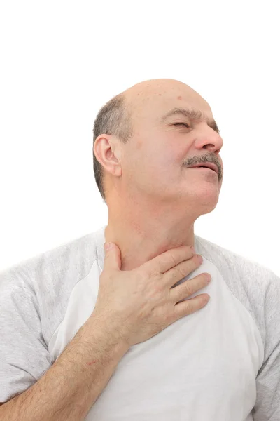 Respiratory disease in older age — Stock Photo, Image