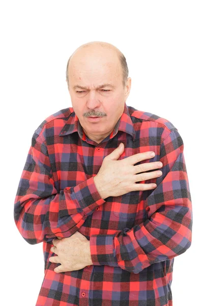 Sofrendo de vírus da gripe . — Fotografia de Stock