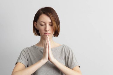 Birlikte elele, meditasyon kız 