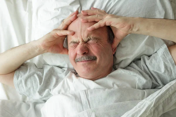 Problemas com dormir na velhice . — Fotografia de Stock