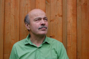 Caucassian adam yapması, portre.