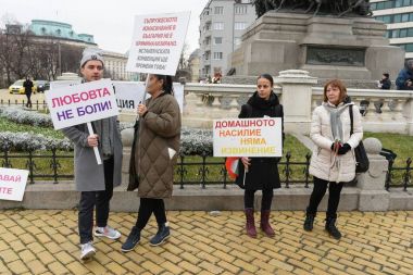 11.01.2017, 11:00 Meydanı, Millet Meclisi, Sofya, Bulgaristan gösteri önleme şiddete karşı kadın ve aile içi şiddet Istanbul onaylanması sözleşmesi için destek