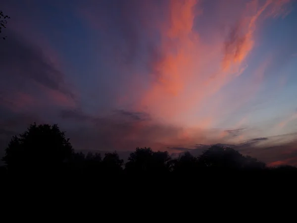 Nature. After sunset — Stock Photo, Image