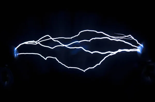 Physiks. Electrical discharge. Royalty Free Stock Images