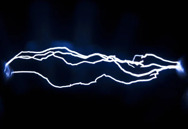 Physiks. Electrical discharge. Royalty Free Stock Photos