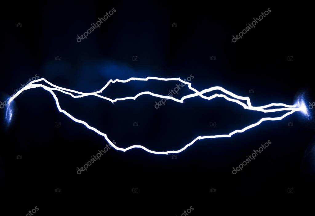 Physiks. Electrical discharge. — Stock Photo © Inventor 130519430