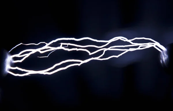 Physics. Spark discharge Stock Picture