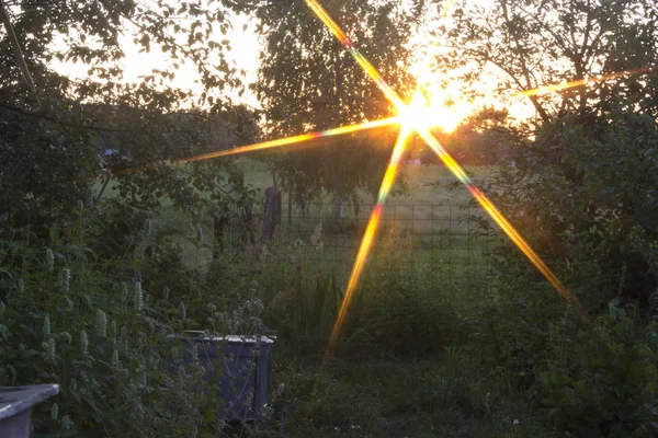 Pôr do sol e física . — Fotografia de Stock