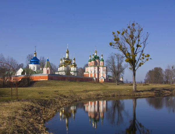 Kutsal Trinity Gustyn Manastırı Kutsal Trinity Gustynsky Nunnery 1600 Yılında — Stok fotoğraf