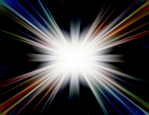 Dazzling light beams background — Stockfoto