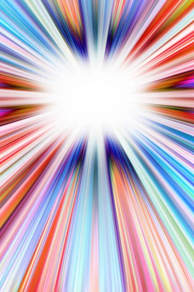 Färgglada starburst explosion bakgrund — Stockfoto