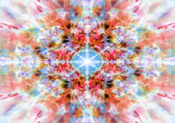 Orange kaleidoscope background — Stock Photo, Image